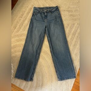 Old Navy Ski-Hi Wide Leg Jeans, Size 10
